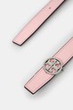 Accesorii Tory Burch curea de piele cu două fețe Miller Smooth Reversible 159072.650 roz