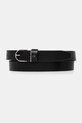 Шкіряний ремінь Calvin Klein чорний K60K613147
