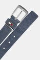 Tommy Jeans curea de piele AW0AW17393 albastru SS25