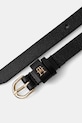 Kožený pásek Tommy Hilfiger AW0AW17246 černá SS25