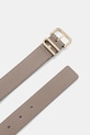 Δερμάτινη ζώνη Furla WC00078.ARE000.2572S γκρί SS25