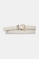 Kožený opasok Furla biela WC00099.BX2045.1704S