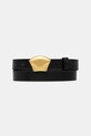 Sessun curea de piele negru 24616001