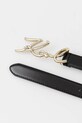 Karl Lagerfeld curea A1W33205 negru SS25