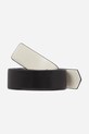 Karl Lagerfeld pasek skórzany A2W33057 czarny SS25
