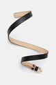 Guess pasek skórzany PUFFY BW9233.P5215 czarny SS25