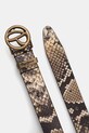 Pepe Jeans curea de piele ATHENAK BELT PL020865 maro SS25