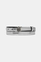 Шкіряний ремінь Kurt Geiger London 20 EAGLE BELT срібний 9693463109