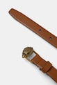 Kurt Geiger London curea de piele 20 EAGLE BELT 9693433109 maro SS25