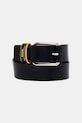 Kožený opasok BOSS čierna 50538936