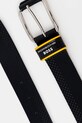 Кожаный ремень BOSS 50538936 чёрный SS25