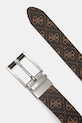 Αναστρέψιμη ζώνη Guess NUREMBERG BMNULO.P5135 καφέ SS25