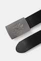 Kožený pásek Karl Lagerfeld 552438.815300 černá SS25