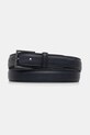 Kožený pásek Tommy Hilfiger Planet friendly námořnická modř AM0AM13379
