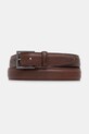 Tommy Hilfiger pasek skórzany Planet friendly brązowy AM0AM13379