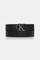 Calvin Klein Jeans pasek dwustronny imitacja skóry licowej czarny LV04G7002G