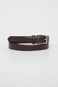 Abercrombie & Fitch cintura in pelle finta pelle fiore marrone KI112.5003.400
