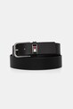 Tommy Jeans curea de piele negru AM0AM13361.