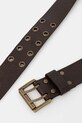 Kožený opasok AllSaints 29AS400367 hnedá SS25