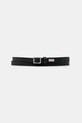 Kožený pásek MM6 Maison Margiela černá SA5TP0014.P7258