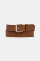 Carhartt WIP leather belt Script Belt brown I030992.14EXX