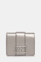 Armani Exchange portfel imitacja skóry licowej srebrny XW000360.AF12039