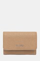 Гаманець Calvin Klein імітація лицьової шкіри бежевий K60K612829