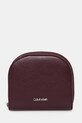 Гаманець Calvin Klein імітація лицьової шкіри бордо K60K612843