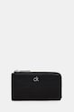 Peňaženka Calvin Klein jednofarebný čierna K60K612848