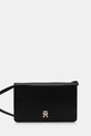 Peněženka Tommy Hilfiger imitace kůže černá AW0AW16923