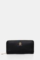 Tommy Hilfiger portfel imitacja skóry licowej czarny AW0AW16927