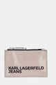 Портмоне Karl Lagerfeld Jeans ситен бежов A1W30251
