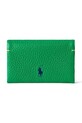 Кожаный кошелек Polo Ralph Lauren кожа зелёный 427949873