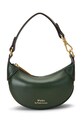 Kožená kabelka Polo Ralph Lauren přírodní kůže zelená 427938050