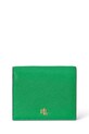 Lauren Ralph Lauren portfel skórzany skóra licowa zielony 432962112