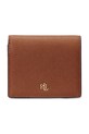 Lauren Ralph Lauren portofel de piele piele bej 432962112