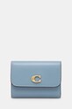 Аксесуари Шкіряний гаманець Coach CZ111 блакитний