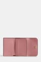 Akcesoria Coach portfel skórzany CZ111 różowy