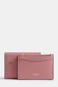 Coach portfel skórzany różowy CZ111