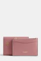 Coach portfel skórzany różowy CZ111