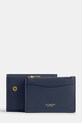 Coach portfel skórzany granatowy CZ111