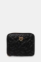 Шкіряний гаманець Pinko візерунок чорний 100249.A1YB