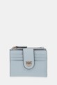 Pinko portfel skórzany niebieski 103610.A0F1