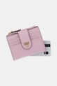 Pinko portfel skórzany różowy 103610.A0F1