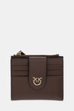 Δερμάτινο πορτοφόλι Pinko καφέ 103610.A0F1