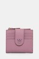 Pinko portofel de piele piele roz 103610.A29P