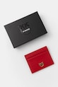 Accessori Pinko portacarte in pelle 103762.A0F1 rosso