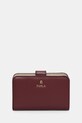 Шкіряний гаманець Furla лицьова шкіра бордо WP00314.ARE000.3574S