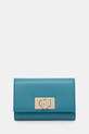 Шкіряний гаманець Furla лицьова шкіра блакитний WP00225.ARE000.TR400
