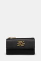 Гаманець Karl Lagerfeld лицьова шкіра чорний A1W32058